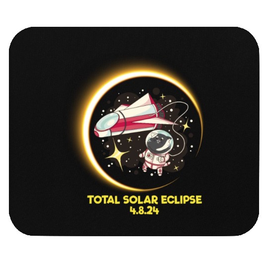Total Solar Eclipse 4.8.24 Kids Cat Eclipsecat ecl Mouse Pads