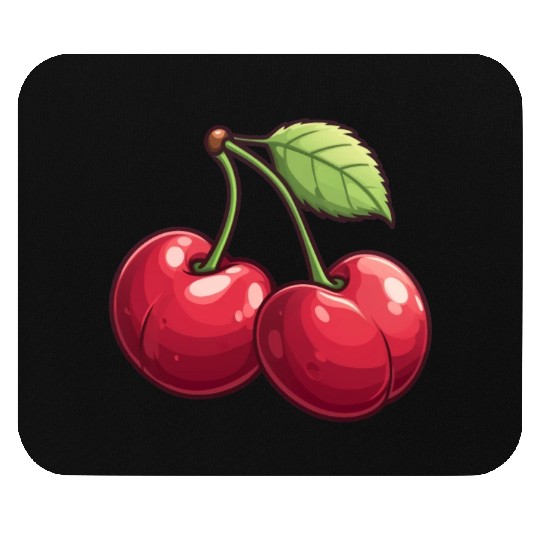 Playful Cherry Mouse Pads