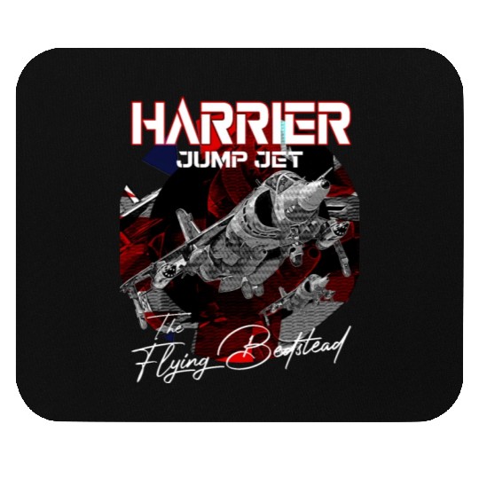 Harrier Jump Jet Military Fighter Flugzeug Mouse Pads