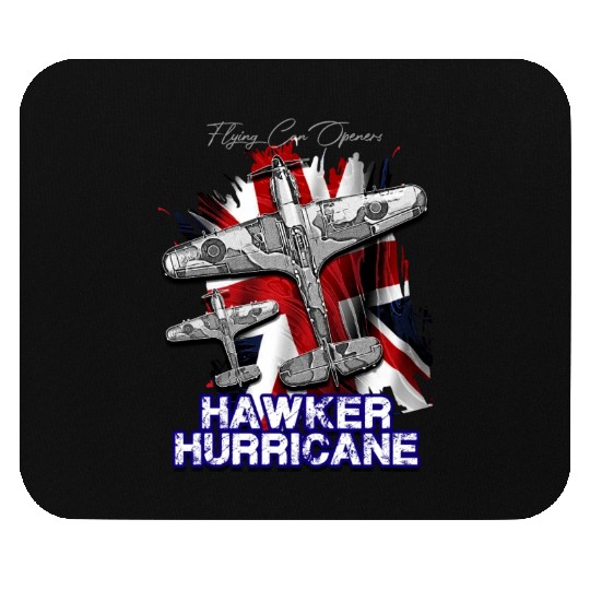 The Hawker Hurricane British single-seater monopla Mouse Pads