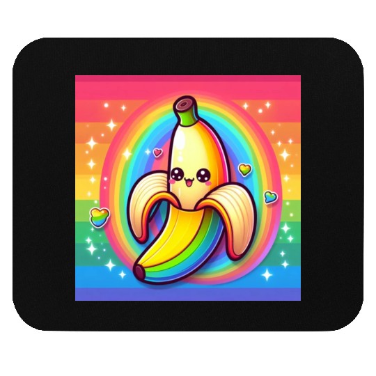 Banana RainbowT-Mouse Pads