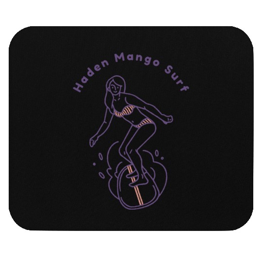 Haden Mango Surfer Girl Mouse Pads