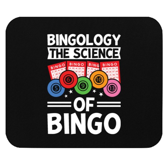 Bingology The Science Of Bingo Player Mouse Pads