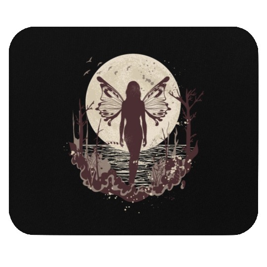 Fairy Fairycore Moon Fairy Mouse Pads