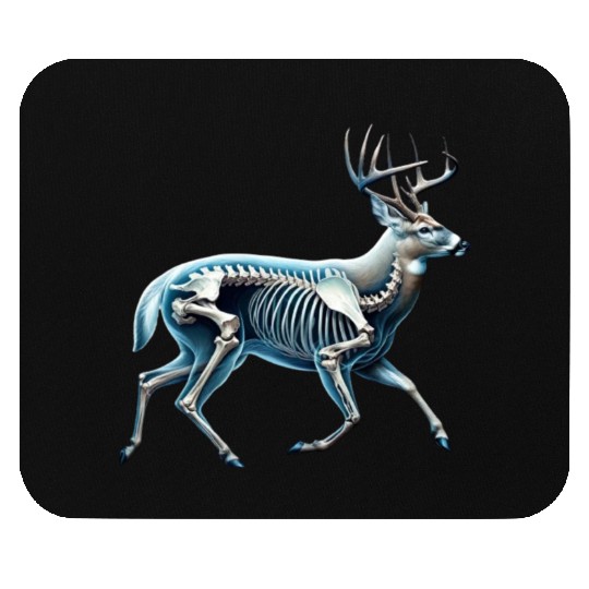 Deer Skeleton Anatomy Mouse Pads