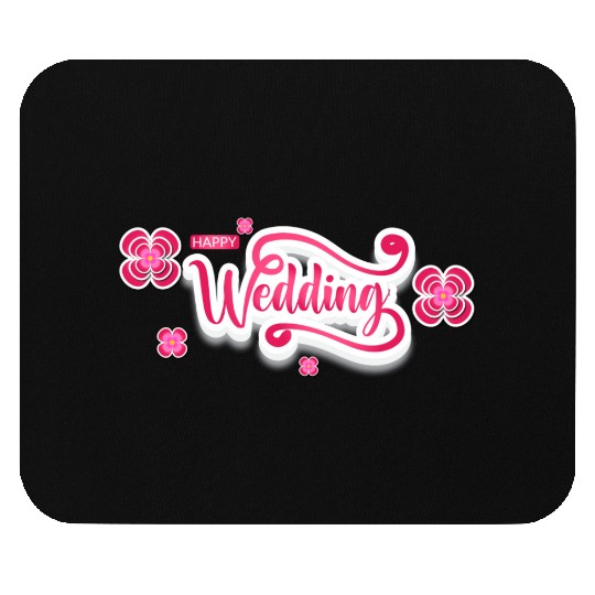 Happy Wedding Mouse Pads