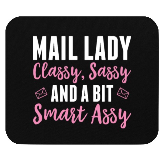 Mail Lady Funny Postal Worker Women Mouse Pads
