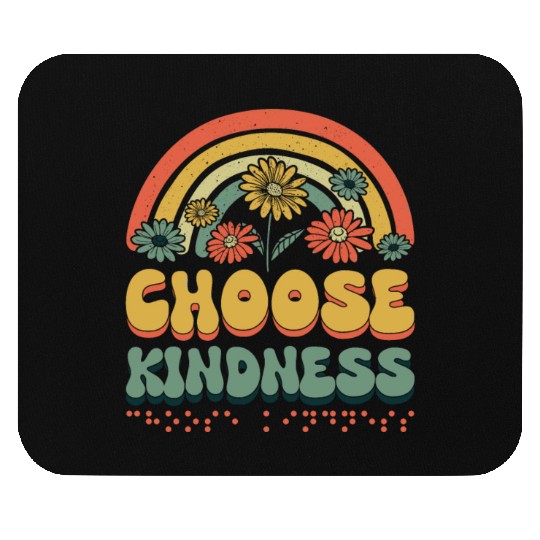 Choose Kindness Braille Alphabet Braille Language Mouse Pads