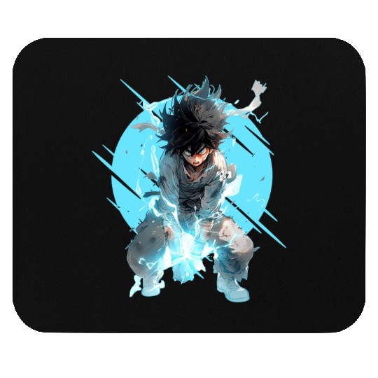 Lightning Anime Shonen Manga Japanese Fantasy Stre Mouse Pads