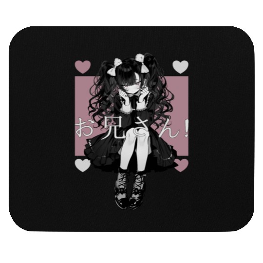Gothic Maid Anime Harajuku Yami Kawaii Aesthetic Mouse Pads