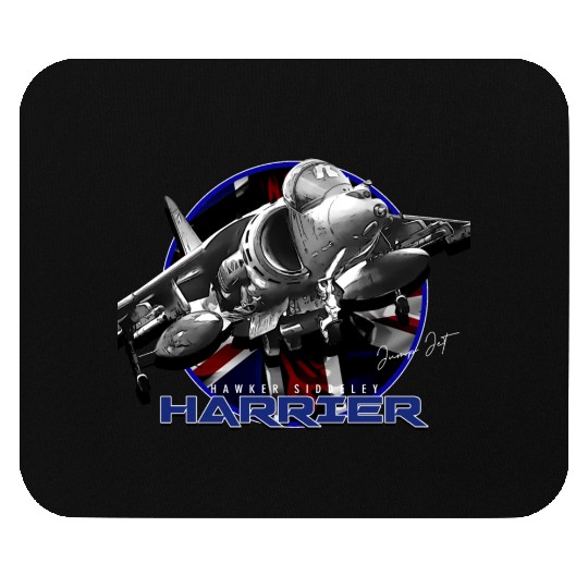 Harrier Jump Jet Royal Air Force Fighterjet Mouse Pads