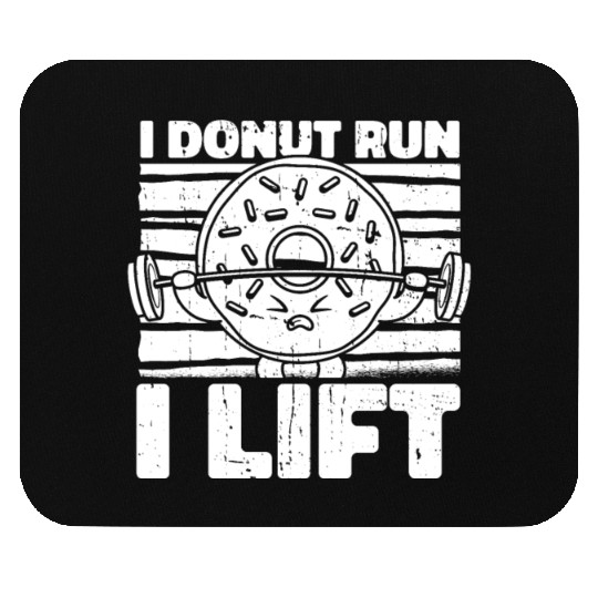 Fitness Donut Funny Donut Gym Mouse Pads