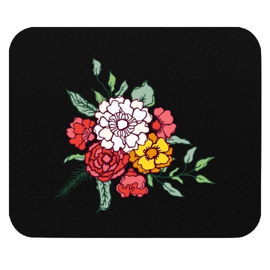 Flower Design: Blossom with Elegance Mouse Pads