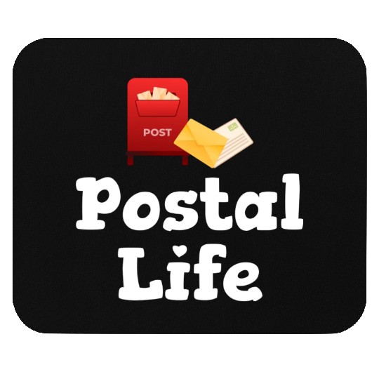 Postal Life Funny Worker Postman Mailman Letter Mouse Pads