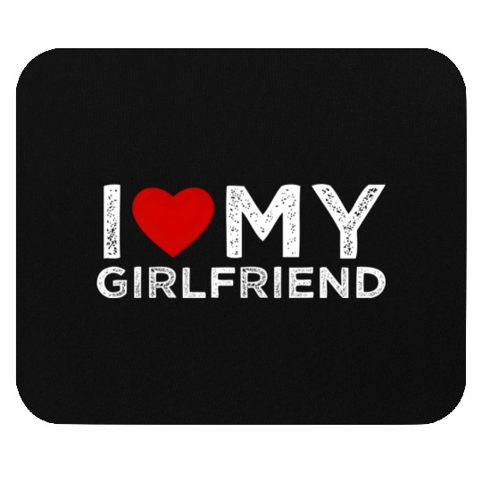I Love My Friend I He My Friend I Love My Gf Mouse Pads
