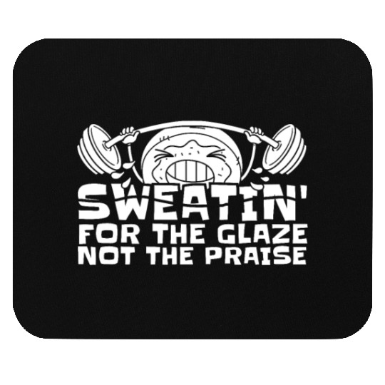 Fitness Donut Funny Donut Gym Mouse Pads