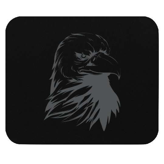 Bald Eagle Silhouette Mouse Pads