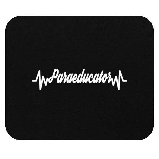 Mummy's work Heartbeat Mom Teacher Paraeducator Mouse Pads