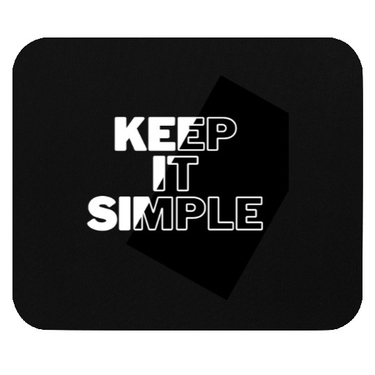 Simply Elegant: Keep It Simple Design Mouse Pads