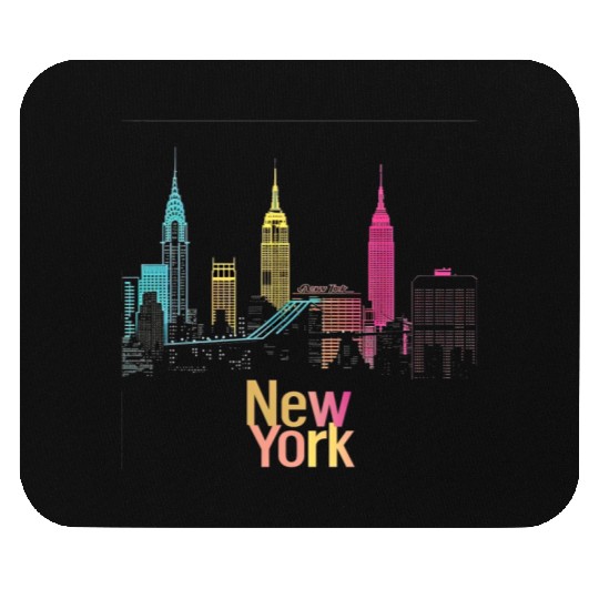 New York City Skyline Mouse Pads
