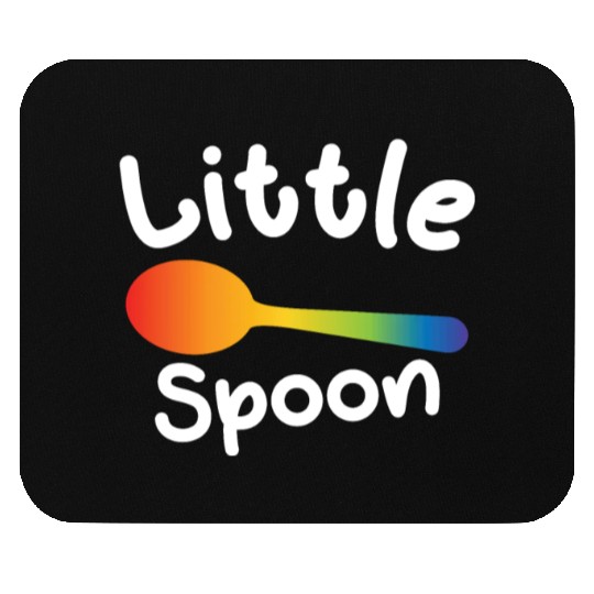 Little Spoon LGBT Pride Gay Lesbian Couple Love Mouse Pads