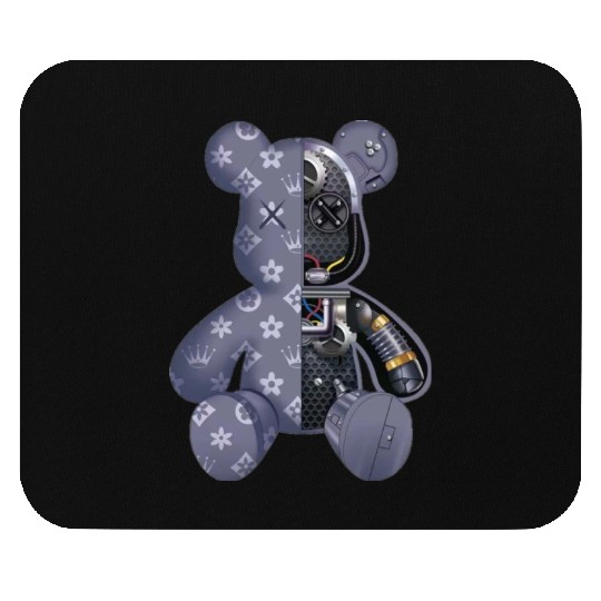 Contemporary Robot Bear Mouse Pads