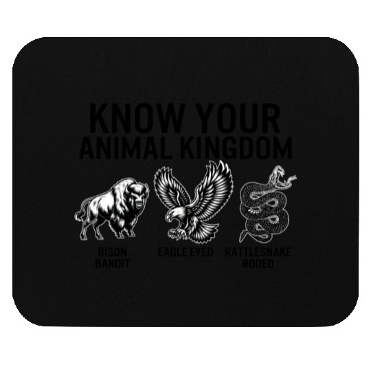 Animal Mouse Pads, Know Your Animal Kingdom Bison