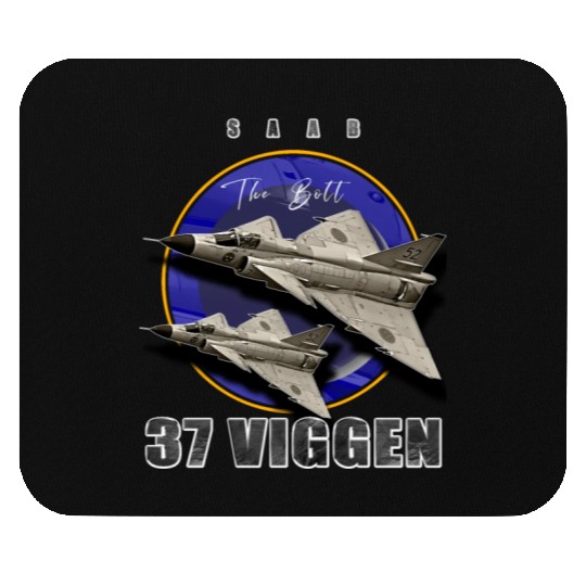 Saab 37 Viggen Swedish Multi Combat Aircraft Mouse Pads