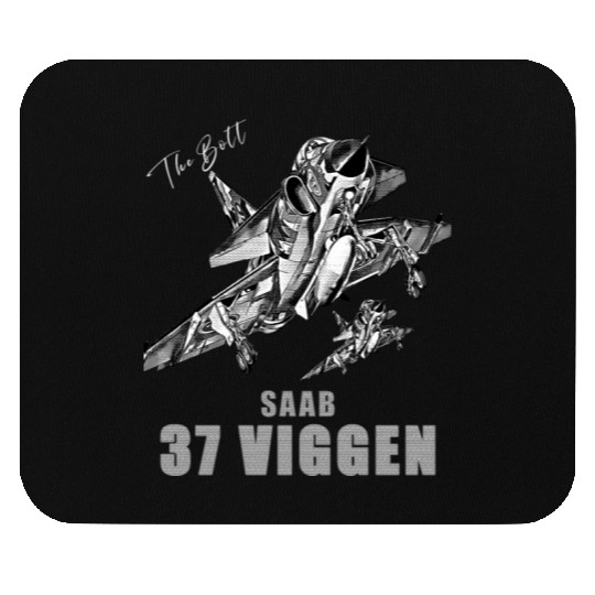 Saab 37 Viggen Swedish Multi Combat Aircraft Mouse Pads