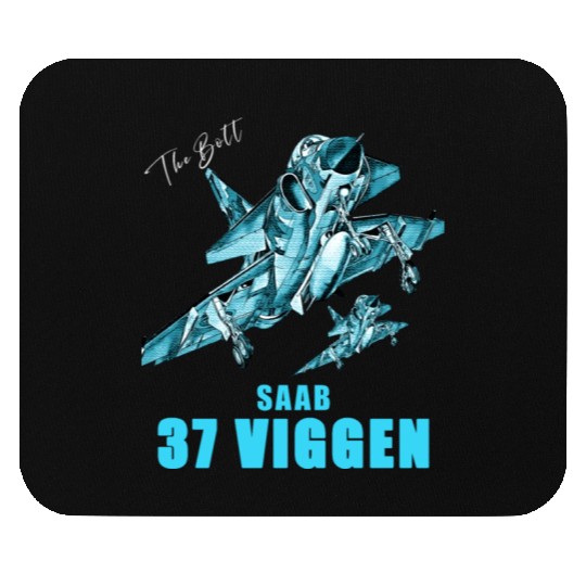 Saab 37 Viggen Swedish Multi Combat Aircraft Mouse Pads