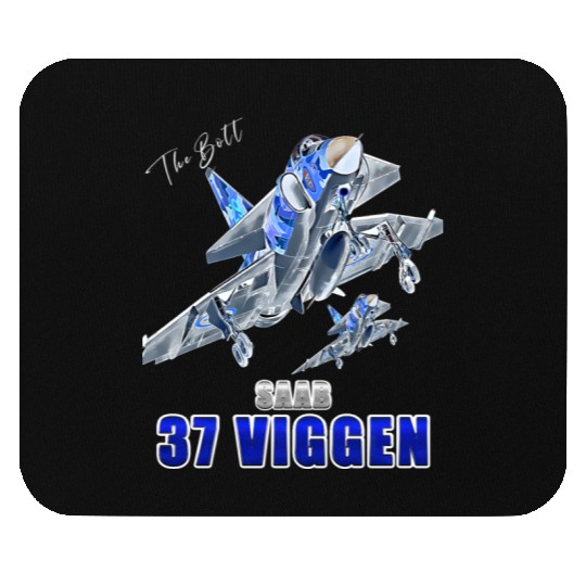 Saab 37 Viggen Swedish Multi Combat Aircraft Mouse Pads