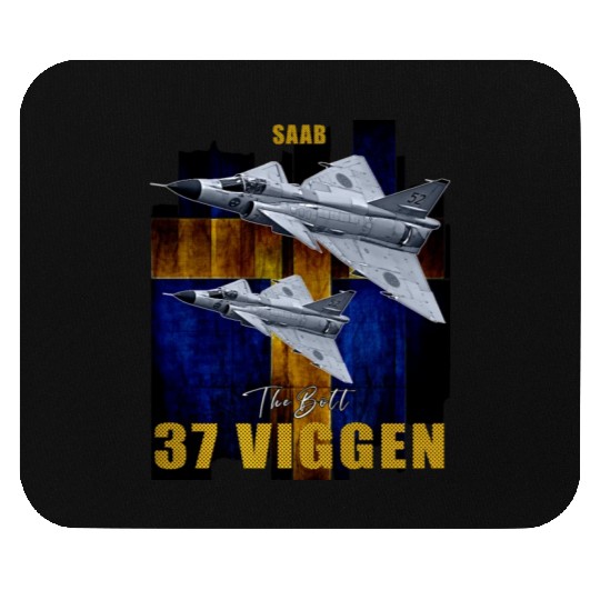 Saab 37 Viggen Swedish Multi Combat Aircraft Mouse Pads