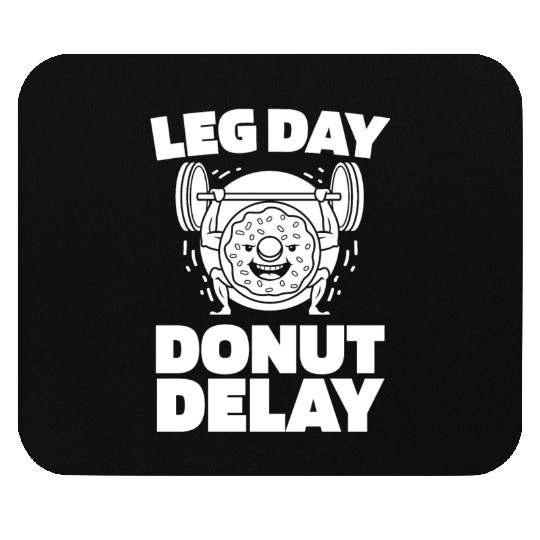Fitness Donut Funny Donut Gym Mouse Pads