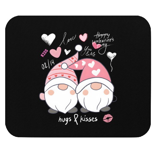 Gnome Sweet Love A Valentine's Day Gift for Lovers Mouse Pads