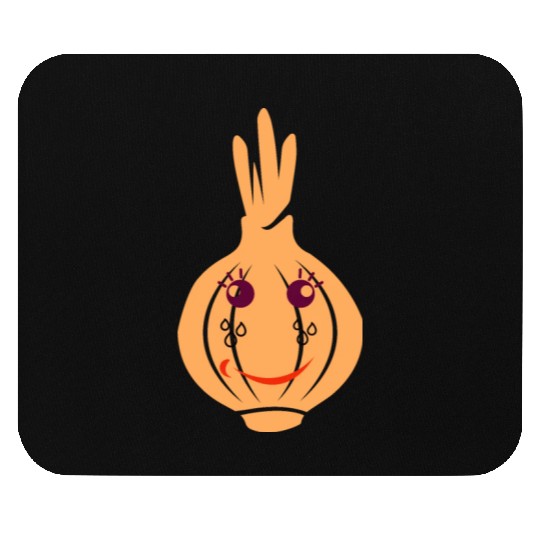 Onion Face Mouse Pads