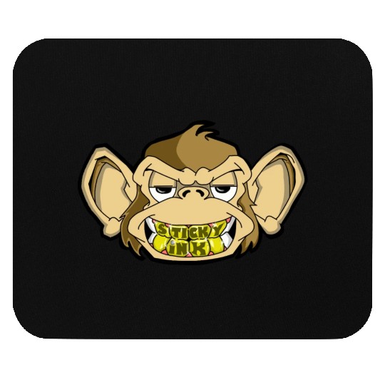 monkey head Mouse Pads