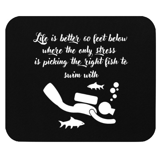 Aquatic Serenity: Embrace the Deep Blue Mouse Pads