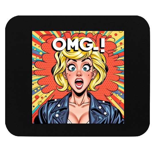 OMG Funny comics Mouse Pads