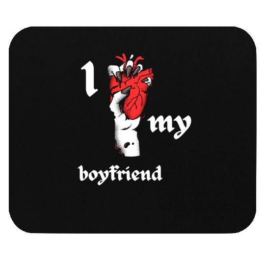 I love my Boyfriend women Mouse Pads