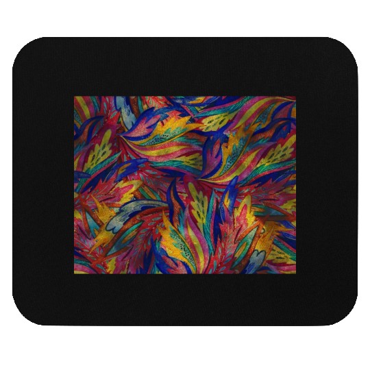 Psychedelic pattern, Retro, Vintage Mouse Pads