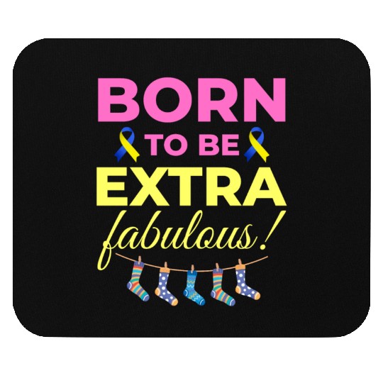 Down Syndrome Awareness Extra Fabulous Mouse Pads