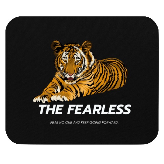 Be fearless Lion Style Logo powerful Mouse Pads