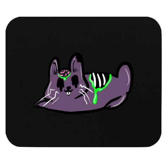 zombie bunny Mouse Pads