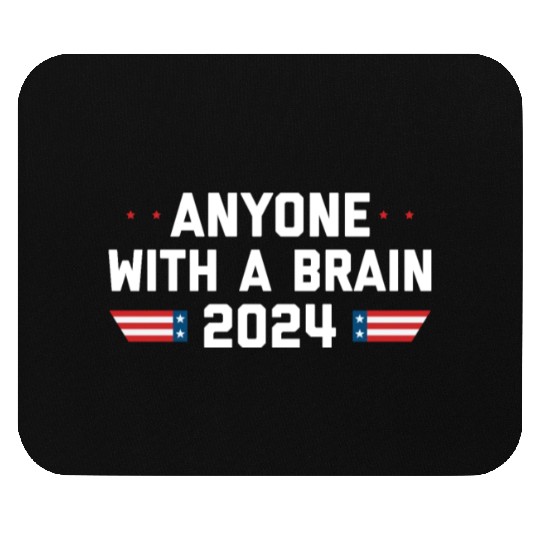 2024 Brain Vote Democracy Anti-Trump Mouse Pads