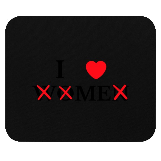 I Love Me I Heart Me I Love women I Red Heart Me Mouse Pads