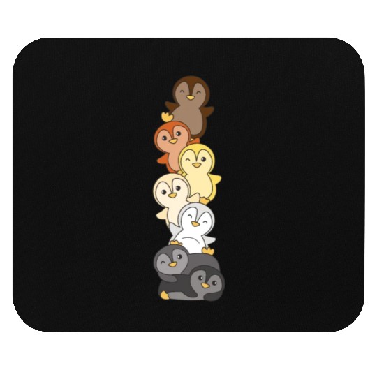 Bear Brotherhood Flag Pride Lgbtq Cute Penguin Mouse Pads