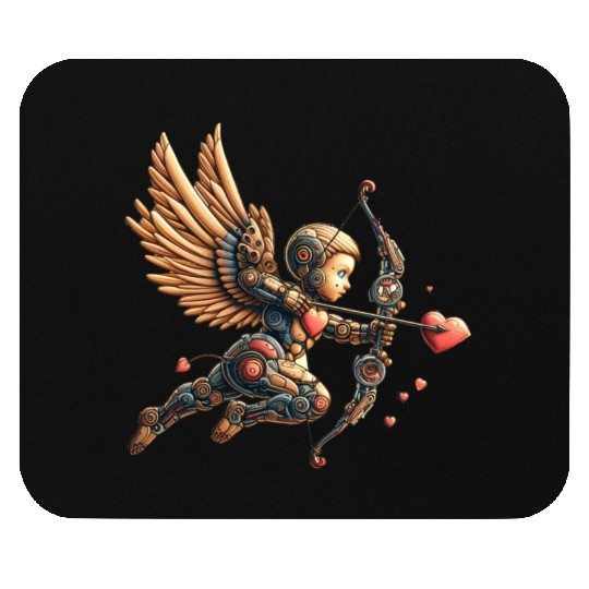 Robo Cupid Mouse Pads