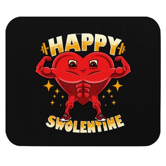 Funny Heart Gym Workout Valentine Gift Mouse Pads