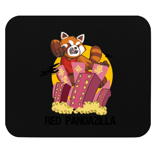 For Red Panda lover . Funny Red Pandazilla Mouse Pads