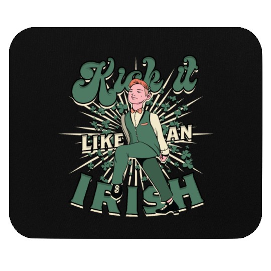 Irish Dance Feis Kick It Like An Irish Mouse Pads